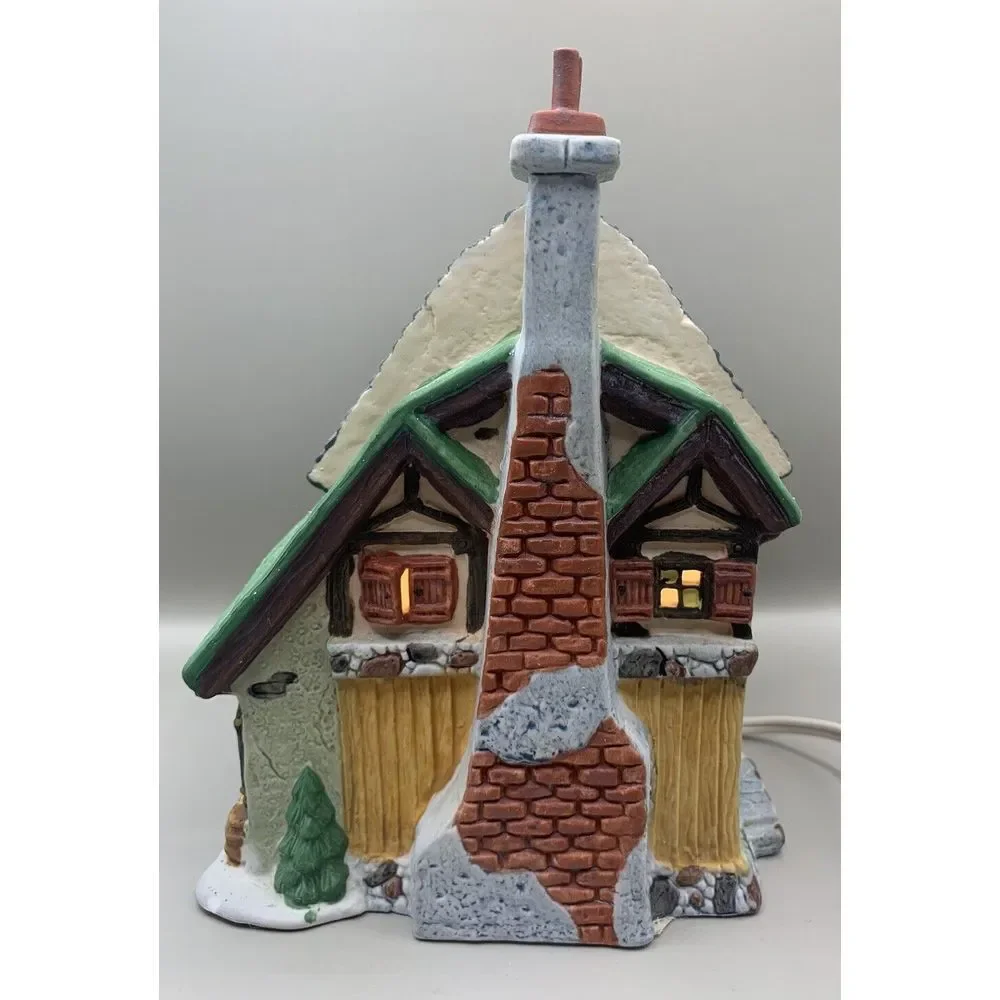 Vintage Santa's Best Our Town‎ Porcelain Collectable 1st Ed The Wilson House